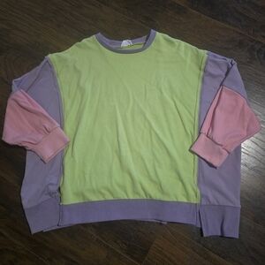 First Love | Color Block Swearshirt 3X